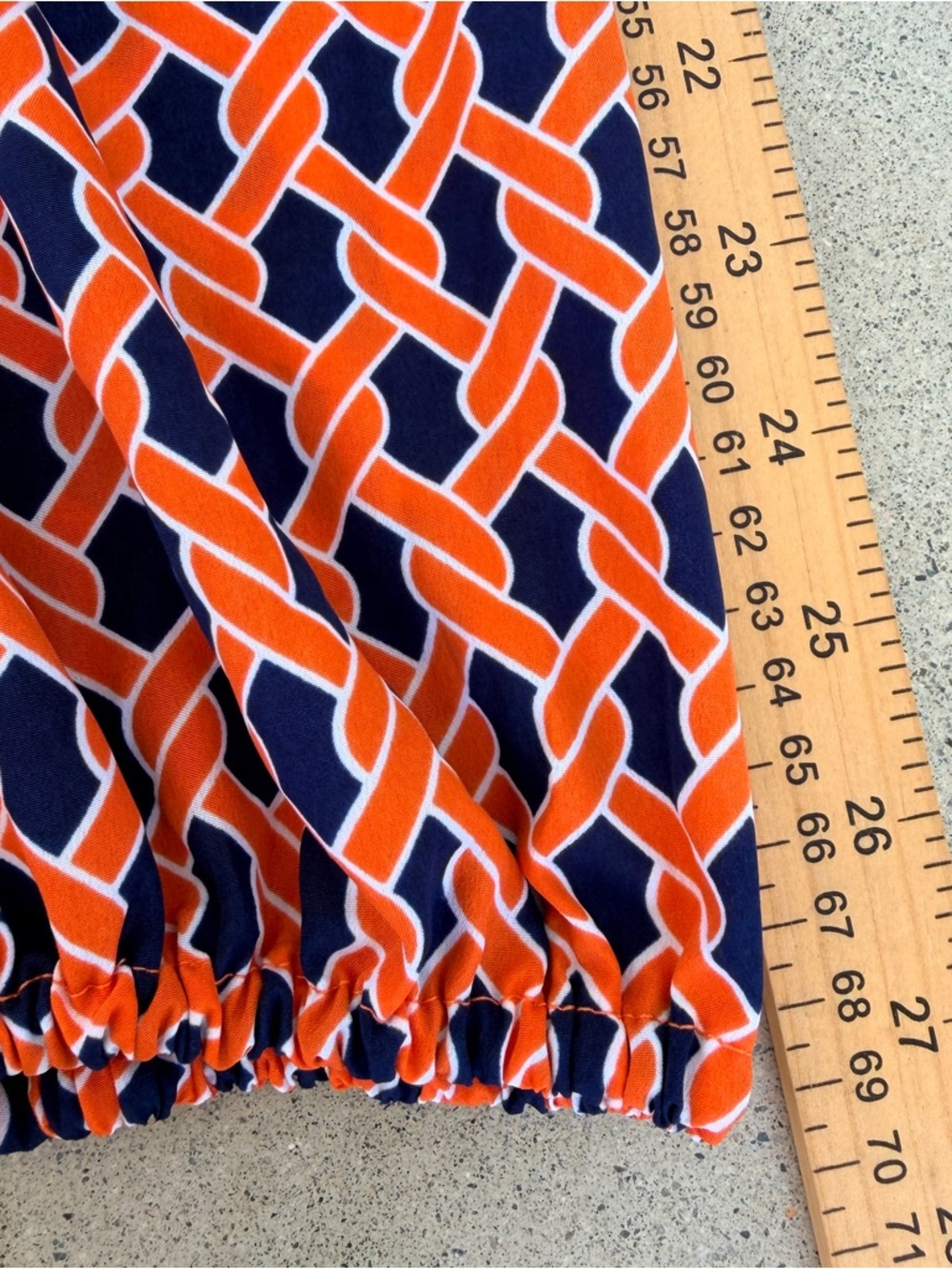 NWT Mud Pie Sz M Orange Navy Belted Shirt Dress | Florida Gators | Auburn Colors - Picture 10 of 10